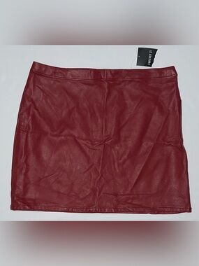 Forever 21 Faux Leather Mini Skirt